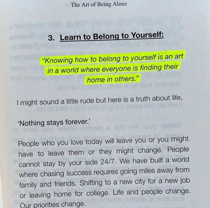 The Art of Being Alone Book Review